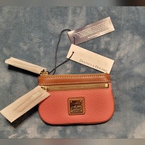 Dooney & Burke Pebble Grain Leather Coin Case